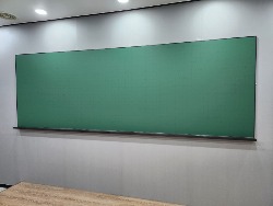 녹색법랑칠판 슬림프레임 검정